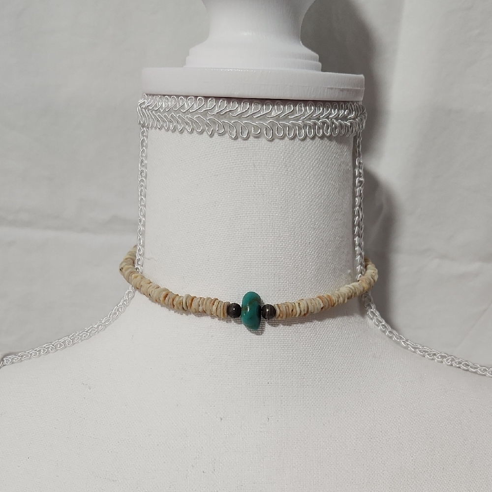 Natural Beaded Choker Necklace